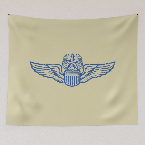 Item preview, US Command Pilot Vintage Blue designed and sold by Royal-Elite.