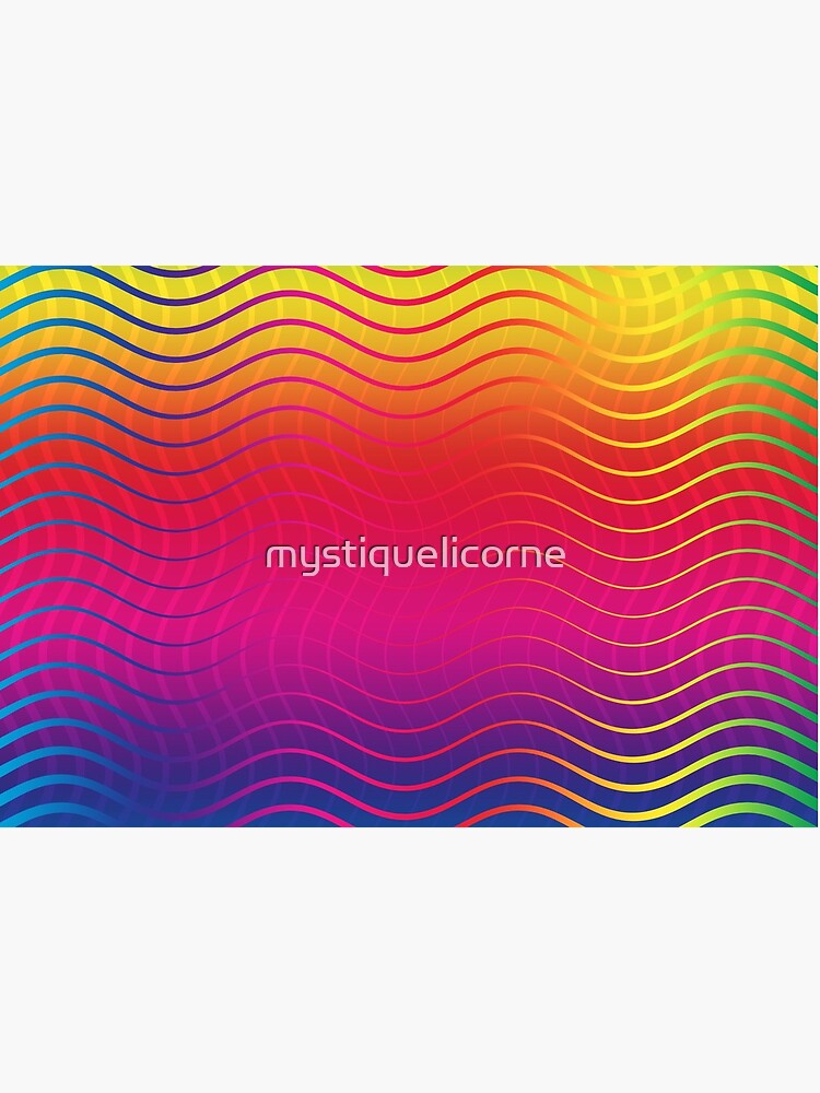 Rippled Rainbow Waves by mystiquelicorne