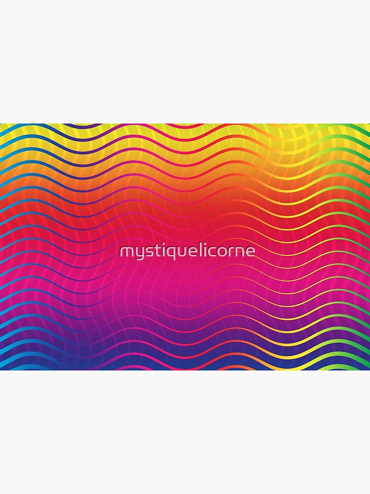 Rippled Rainbow Waves by mystiquelicorne
