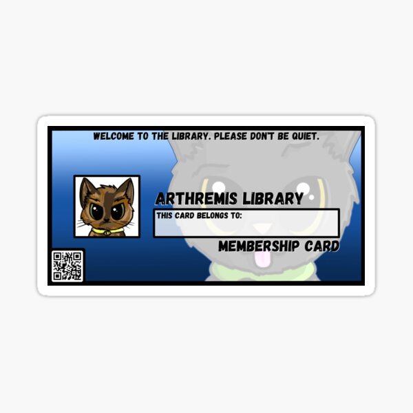 Library Card Stickers for Sale