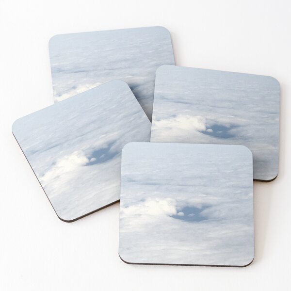 Item preview, Sky with cloud cover and a hole in the clouds blue and white heaven designed and sold by LeBreab.