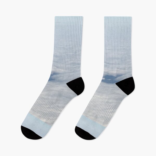 Item preview, Sky with cloud cover and a hole in the clouds blue and white heaven designed and sold by LeBreab.