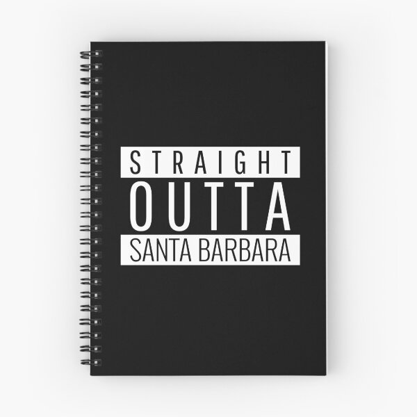 Item preview, Straight Outta Santa Barbara California designed and sold by Teelogic.