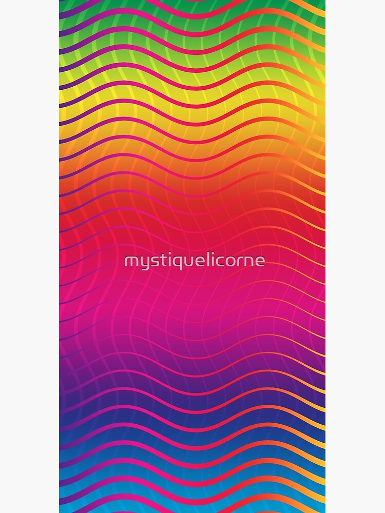 Rippled Rainbow Waves by mystiquelicorne