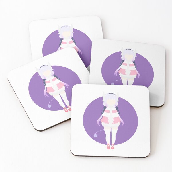 Item preview, Kanna Kamui - Miss Kobayashi’s Dragon Maid - minimalist anime print  designed and sold by AnimeDesignX.