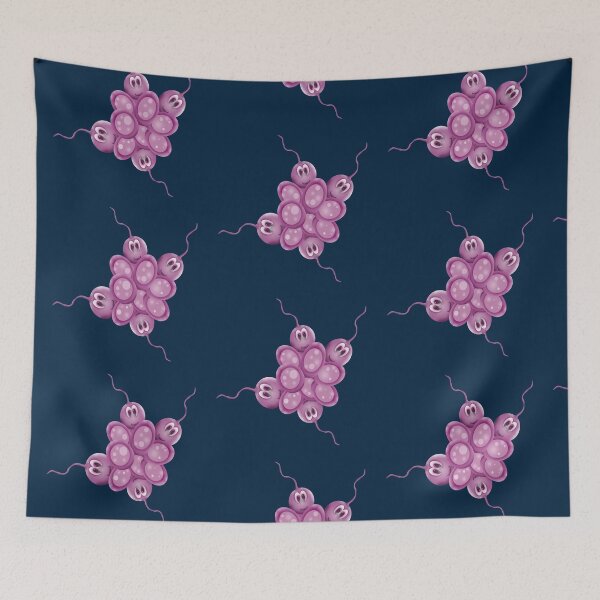 Item preview, Cute Microorganism Purple Baby  designed and sold by Cuddlythopia.
