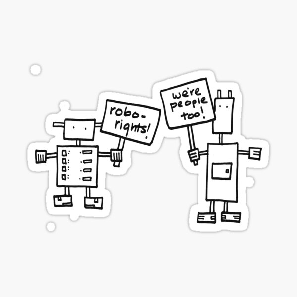 Robo-Rights Sticker