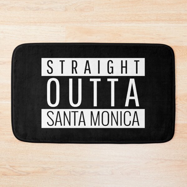 Item preview, Straight Outta Santa Monica California designed and sold by Teelogic.