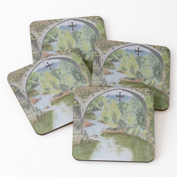 Item preview, The Bridge at Cangas by John Rees designed and sold by HurstPainters.