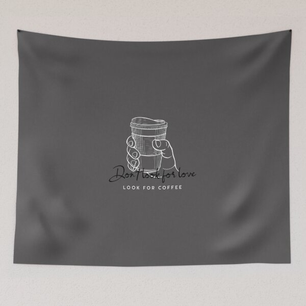 Item preview, Don't Look For Love Look For Coffee Classic T-Shirt designed and sold by alibaba-coffe.