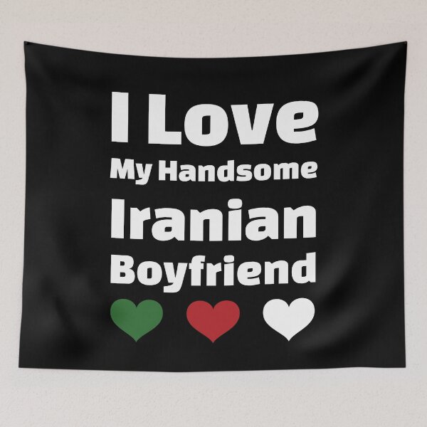 Aperçu de l'œuvre J'aime mon beau petit ami iranien - petit ami iranien créée et vendue par DiceNLDesigns.