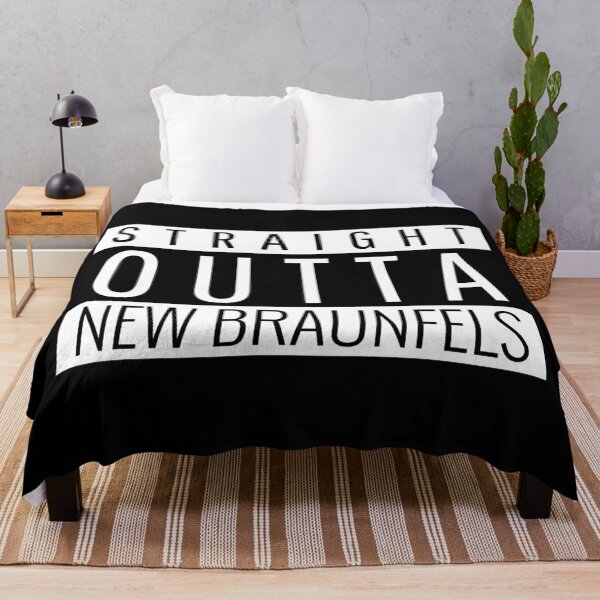 Item preview, Straight Outta New Braunfels Texas designed and sold by Teelogic.