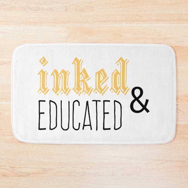 Item preview, inked and educated funny tattoo artist jokes black and yellow designed and sold by mikrocosmox.