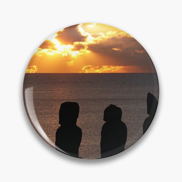 Item preview, Sunset at Tahai Site - Rapa Nui - Easter Island designed and sold by holgermader.