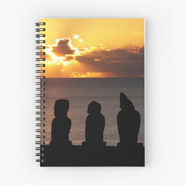 Item preview, Sunset at Tahai Site - Rapa Nui - Easter Island designed and sold by holgermader.