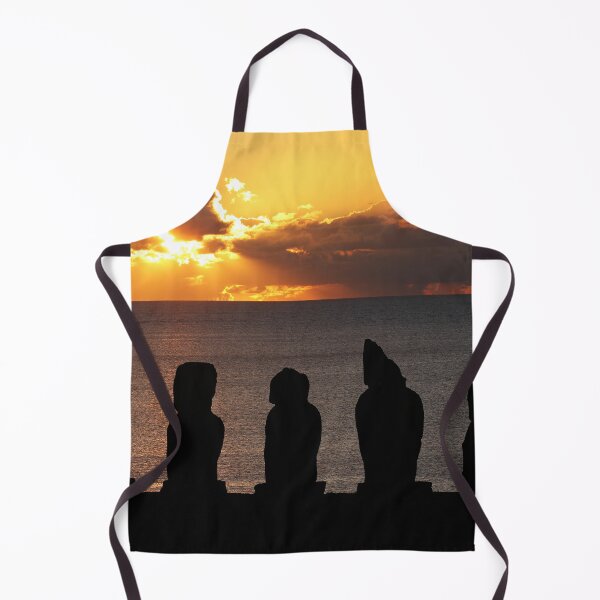 Item preview, Sunset at Tahai Site - Rapa Nui - Easter Island designed and sold by holgermader.