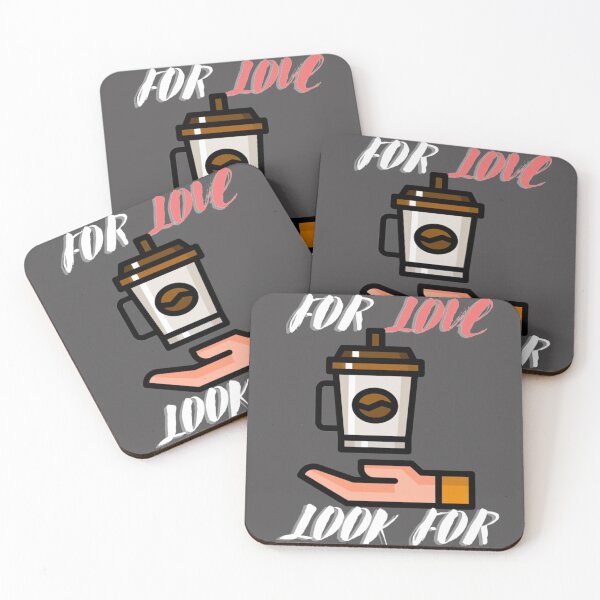 Item preview, Dont Look For Love Look For Coffee Classic T-Shirt designed and sold by alibaba-coffe.