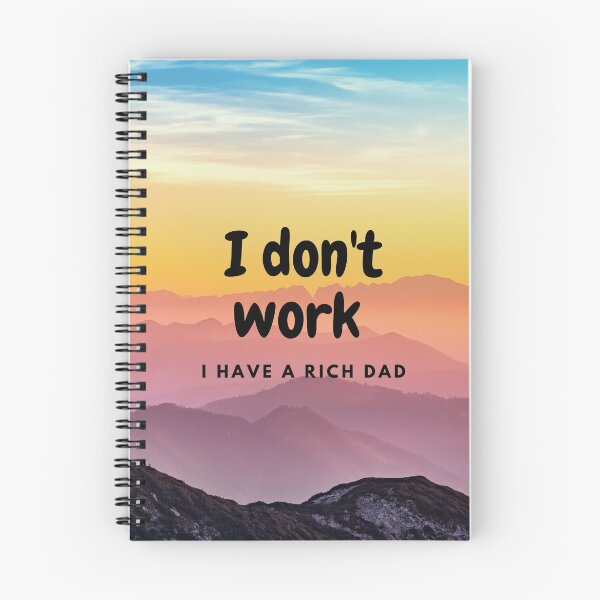 Artikelvorschau,  Ich arbeite nicht, ich habe einen reichen Vater! entworfen und verkauft von DesignWithNeza.