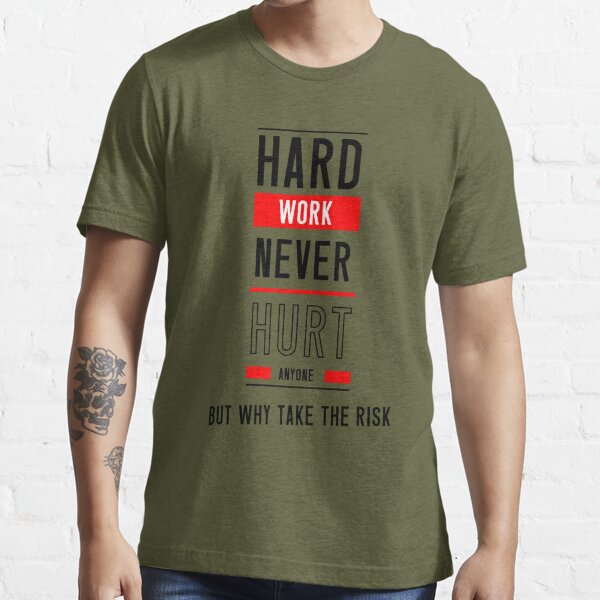 Men's Graphic Tee HARD WORK HURTS