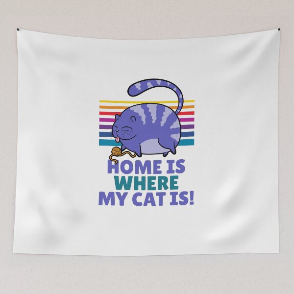 Item preview, Home Is Where My Cat Is designed and sold by Shilpa Gupta.