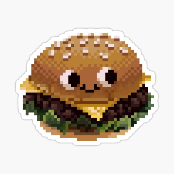 Item preview, Pixel Burgie designed and sold by CountingMagpies.