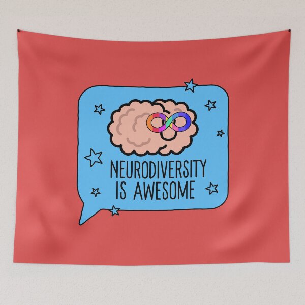 Item preview, Neurodiversity is Awesome designed and sold by VBeesTees.