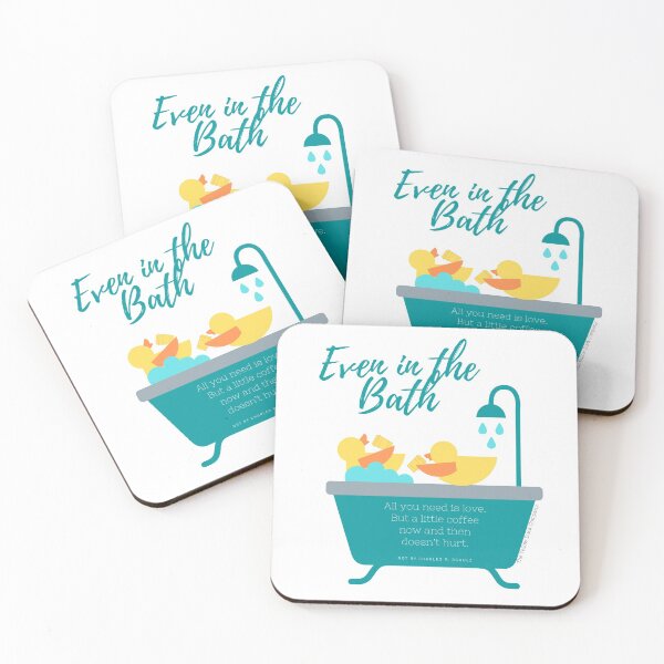 Item preview, Yellow Duck Drink In Bath designed and sold by ducnguyenhuu.