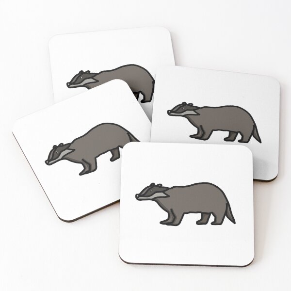 Item preview, Cartoon badger designed and sold by BessieMoo.