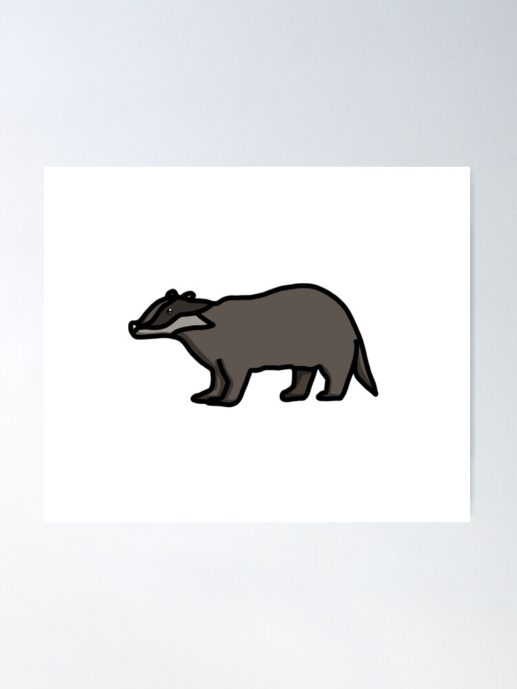 Cartoon badger