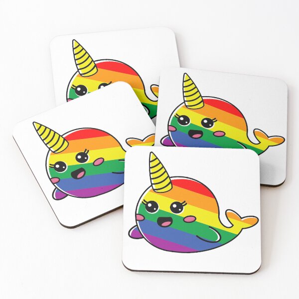 Artikelvorschau, Netter Regenbogenstolz Narwal entworfen und verkauft von GeekishlyArt.