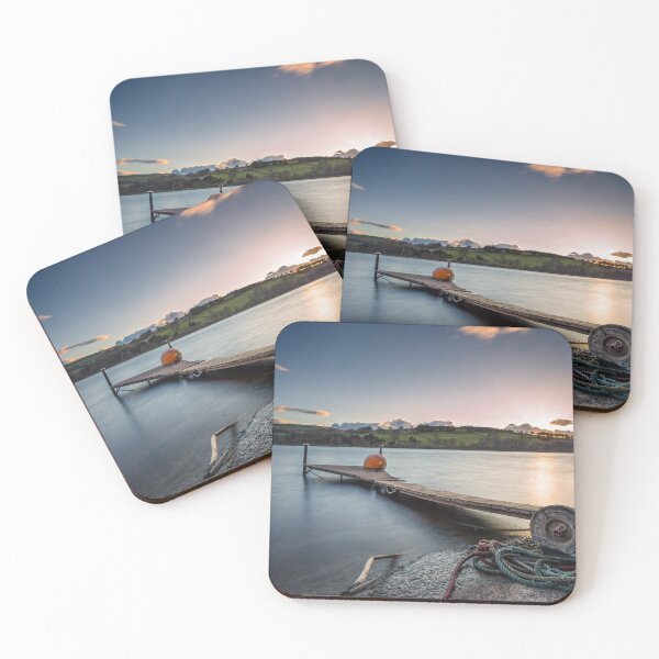 Item preview, Damflask Jetty at Sunset designed and sold by Angie Morton.