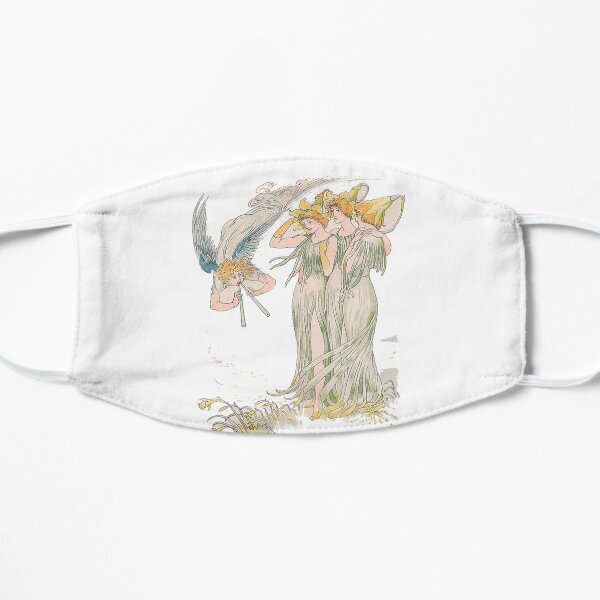 Daffodils in Spring Flat Mask