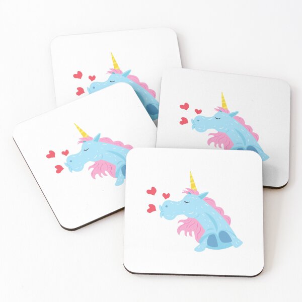 Item preview, Funny Blue Stubby Unicorn Love - Unicorn Love Drawing designed and sold by lodarohit.
