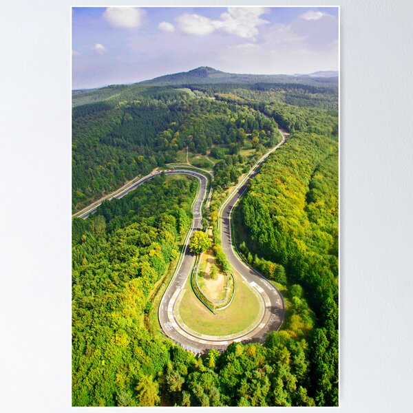 Item preview, Aerial shot #3 of the Nürburgring Nordschleife Caracciola Karussell designed and sold by BridgeToGantry.