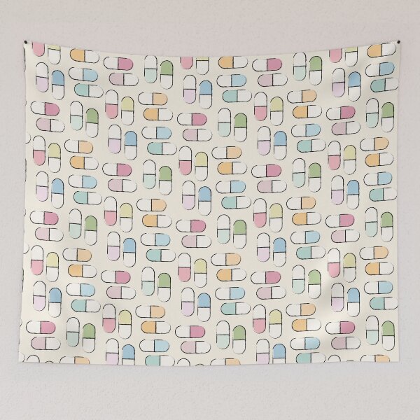 Item preview, Pastel pills pattern designed and sold by Eenig.