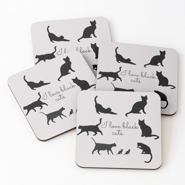 Item preview, I Love Black Cats  designed and sold by BlakefourDesign.