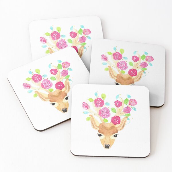 Item preview, Blooming deer designed and sold by Andromedastrid.