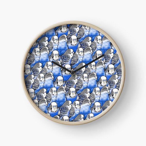 Item preview, Budgie Blue Pattern designed and sold by Alienphysique.