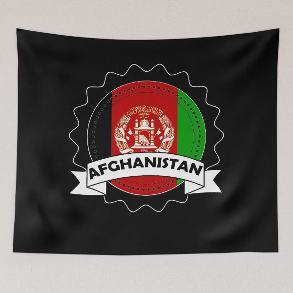 Item preview, Afghanistan Emblem-Badge-Flag designed and sold by Gina-Driada.