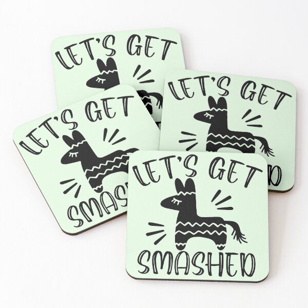 Aperçu de l'œuvre Let's Get Smashed - Pinata, Cinco De Mayo créée et vendue par S Cube Design.