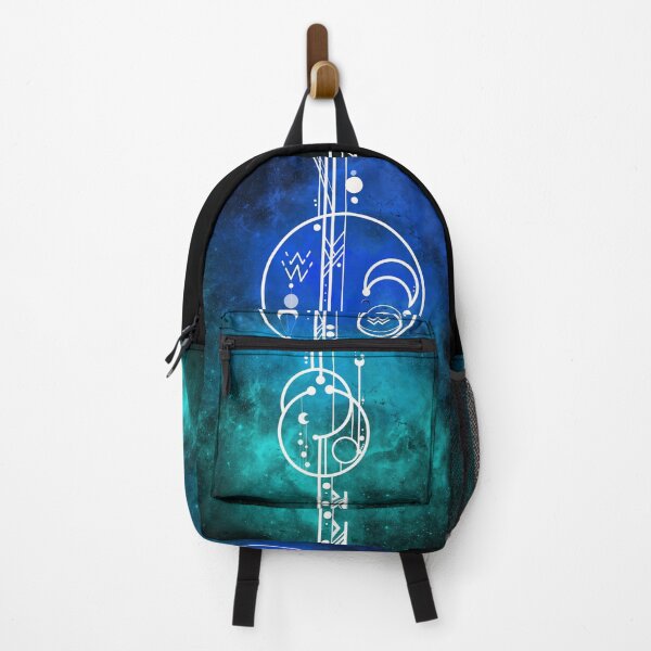 Item preview, color aquarius sign minimalistic space tattoo designed and sold by Darikdark.