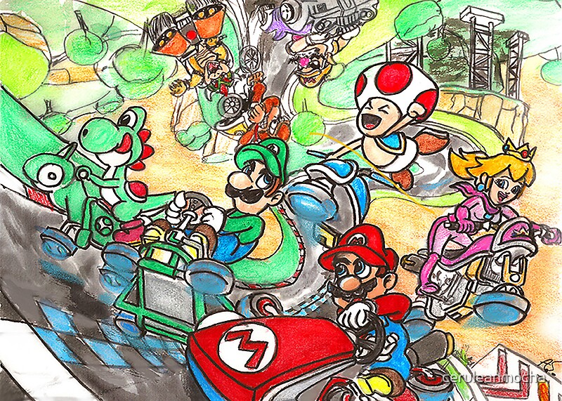 "Super Mario Kart 8" Posters by ceruleanmocha | Redbubble