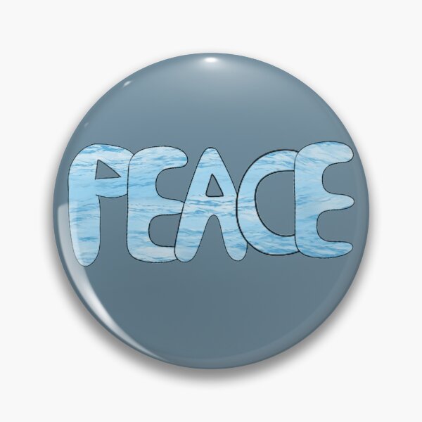 Item preview, Blue Bubble Letters: Peace designed and sold by Marinas-arts.