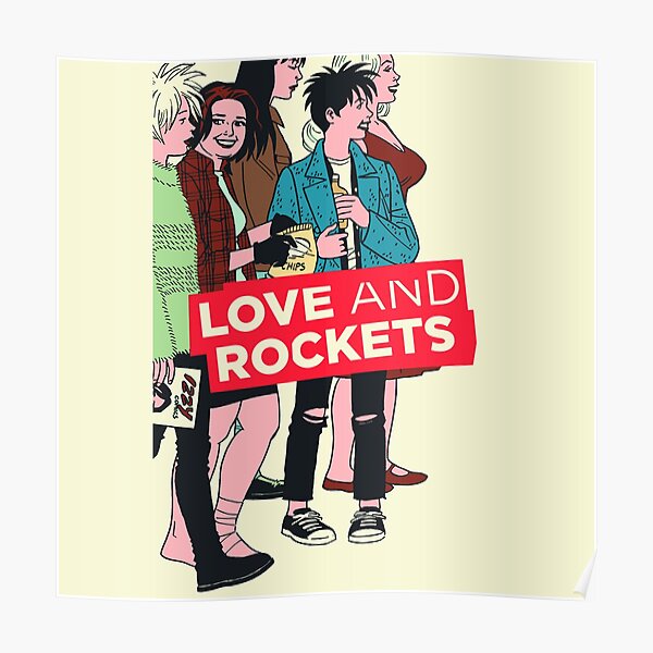 Love and Rockets Pop Art Poster