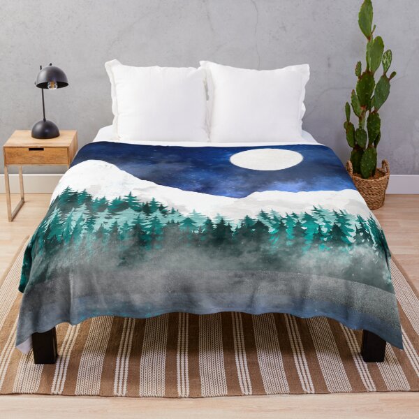 Item preview, Rocky Mountain National Park - Winter Landscape at Night designed and sold by JackMoreh.