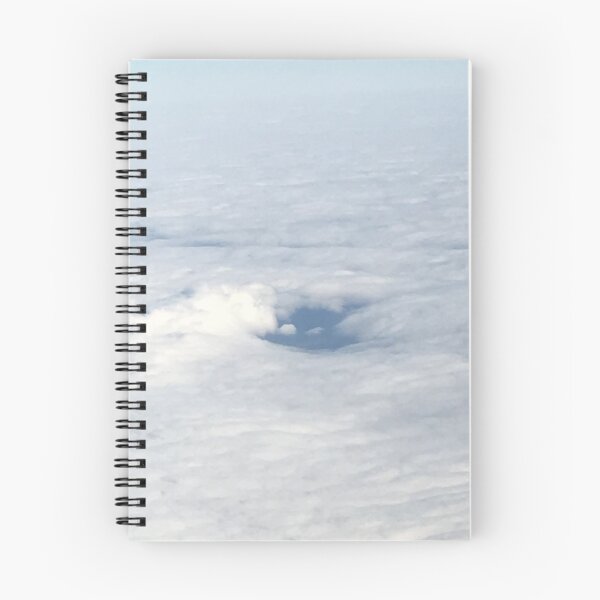Item preview, Sky with cloud cover and a hole in the clouds blue and white heaven designed and sold by LeBreab.