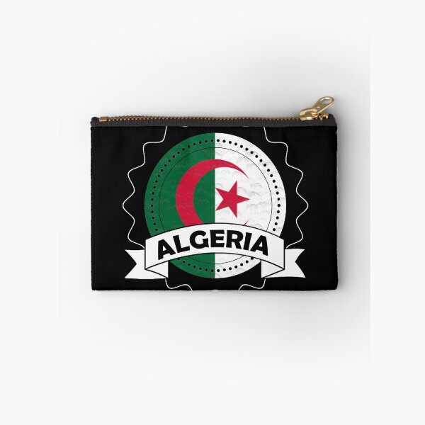 Artikelvorschau, Algerien Emblem-Abzeichen-Flagge entworfen und verkauft von Gina-Driada.