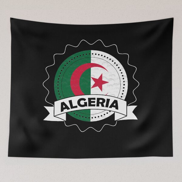 Item preview, Algeria Emblem-Badge-Flag designed and sold by Gina-Driada.