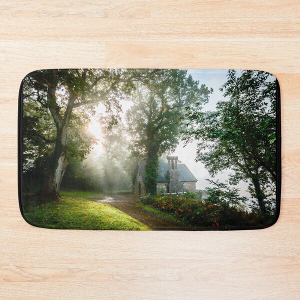 Item preview, At sunrise, the sun’s rays reach the forest’s mysterious Irish ancient stone hut designed and sold by AlbertMi.