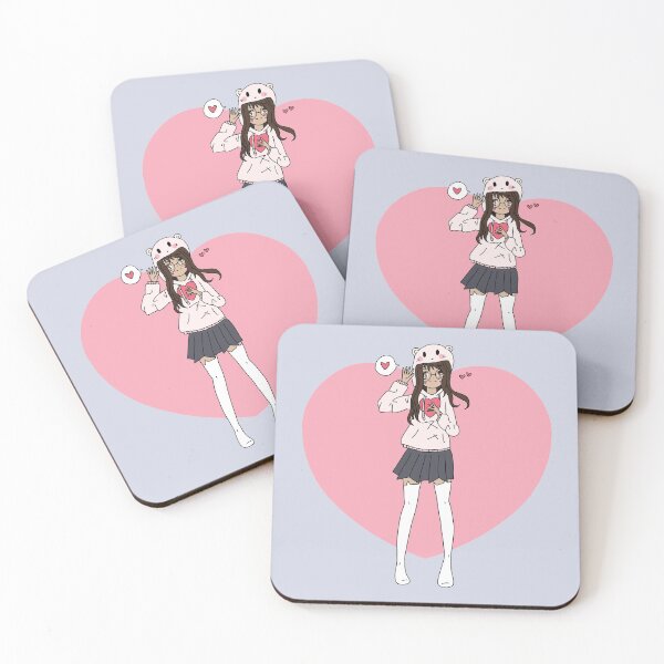 Item preview, Asian Love Heart Anime Girl designed and sold by STUDIO-72.